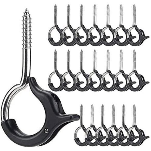 20 Pack Light Hooks for Outside String Lights, Hooks for Outdoor String Lights - Picture 1 of 7